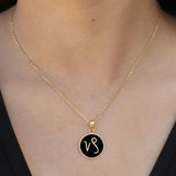 Black Zodiac Necklace for Women