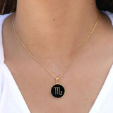 Black Zodiac Necklace for Women