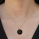 Black Zodiac Necklace for Women